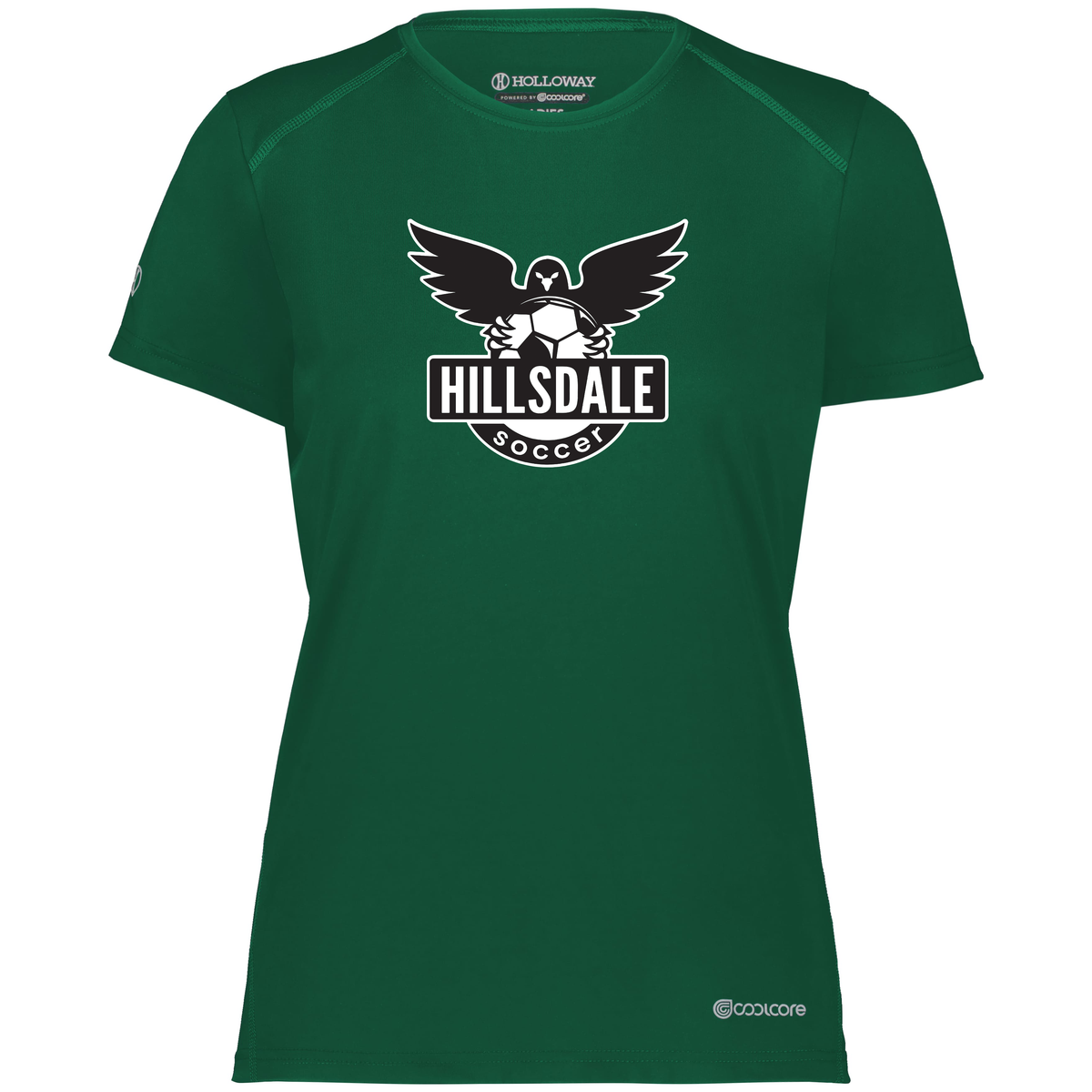 Hillsdale Soccer Ladies Coolcore Essential Tee