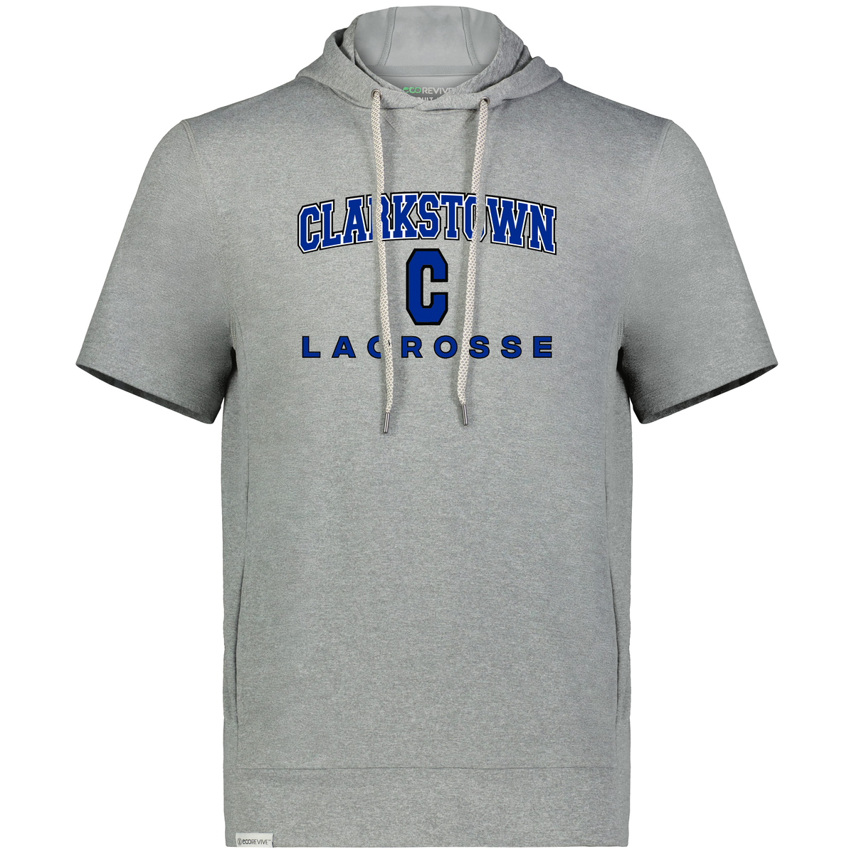 Clarkstown Lacrosse Ventura Soft Knit Short Sleeve Hoodie