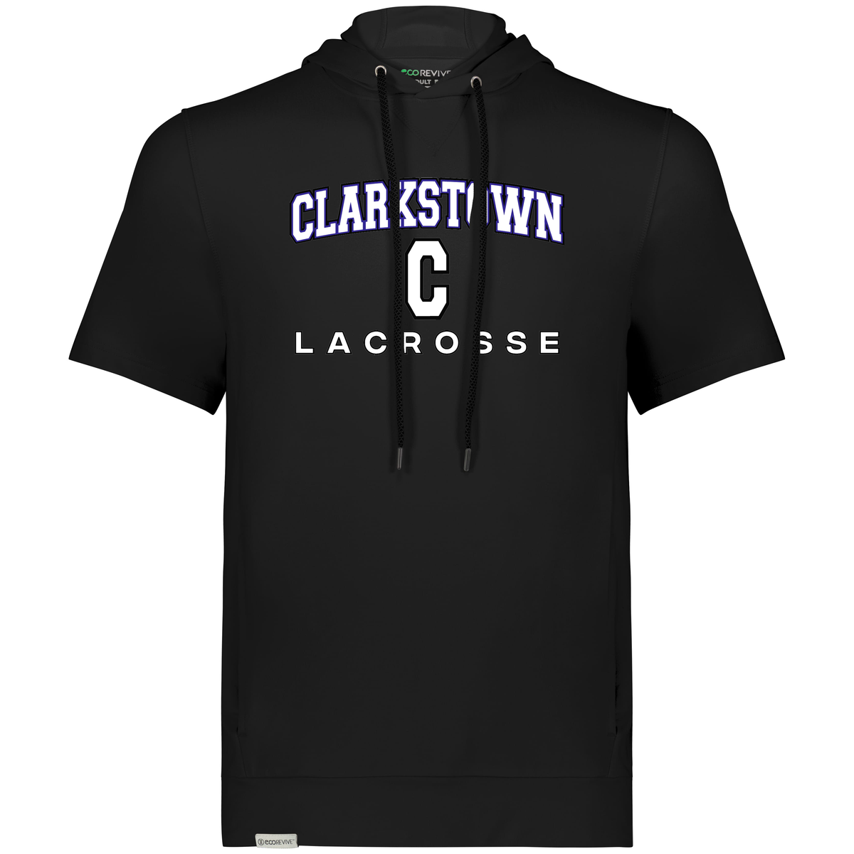 Clarkstown Lacrosse Ventura Soft Knit Short Sleeve Hoodie