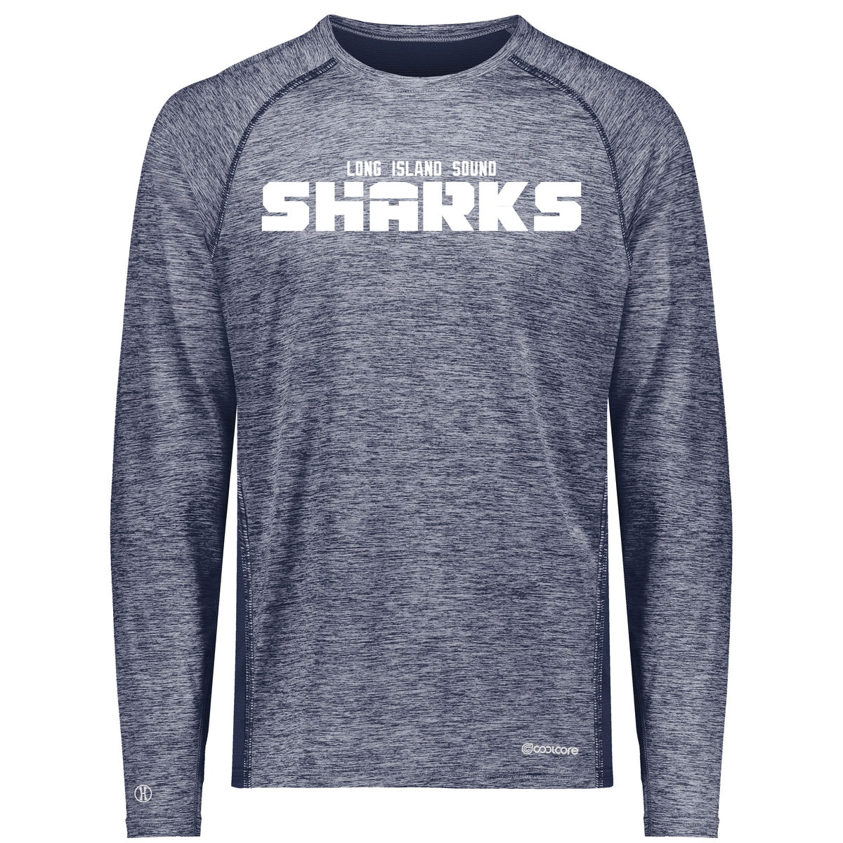 Long Island Sound Sharks Football CoolCore Long Sleeve