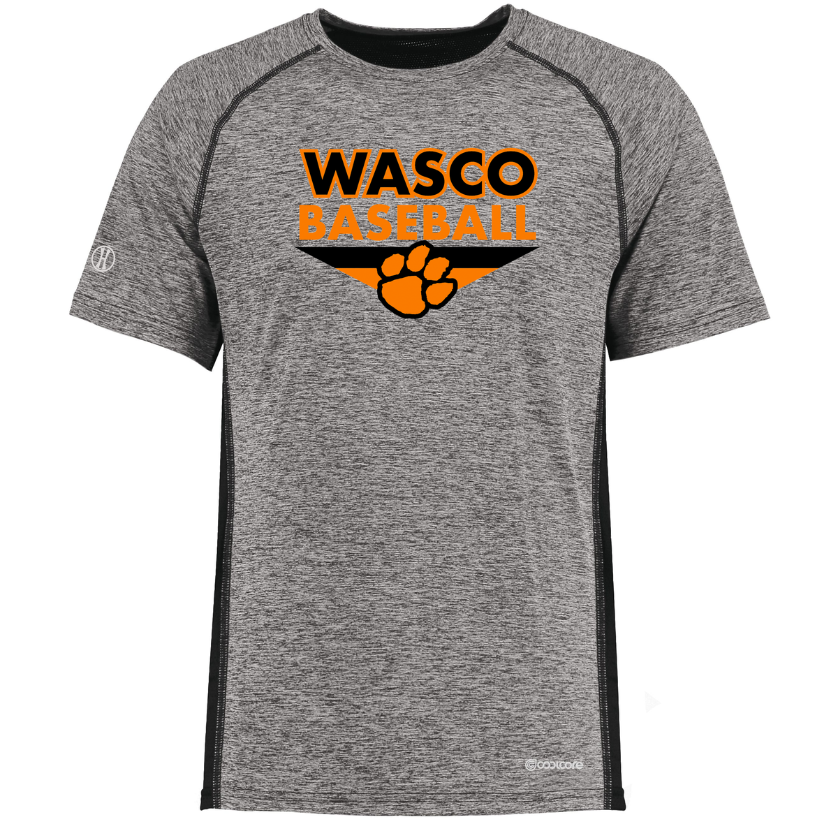 Wasco Union HS Baseball Electrify Cool Core Tee