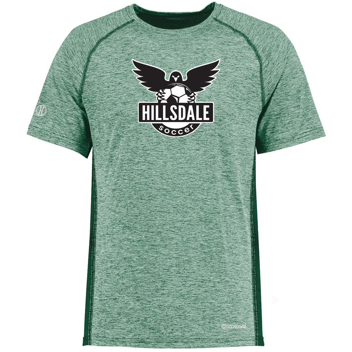 Hillsdale Soccer Electrify Cool Core Tee