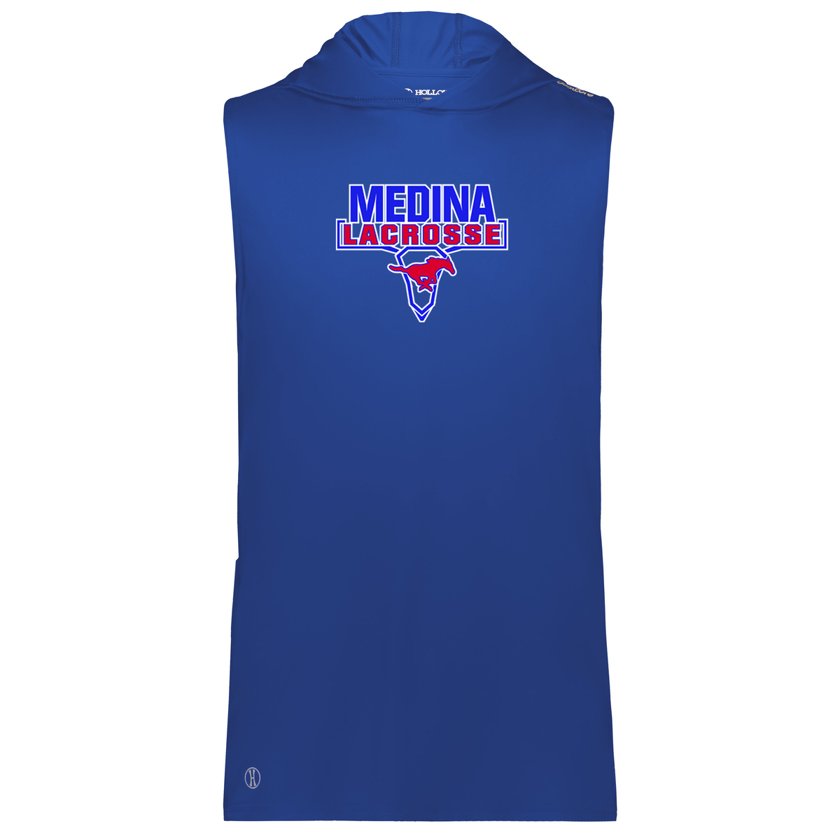 Medina Mustangs Lacrosse CoolCore Sleeveless Hoodie