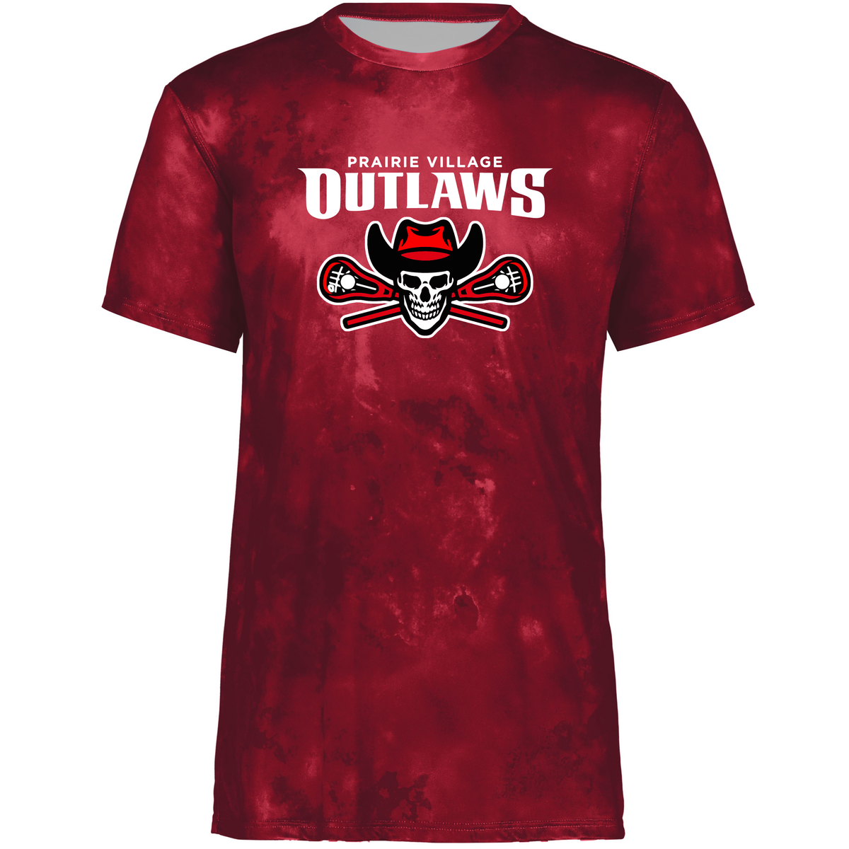 Prairie Village Outlaws Lacrosse Cotton Touch Poly Tee