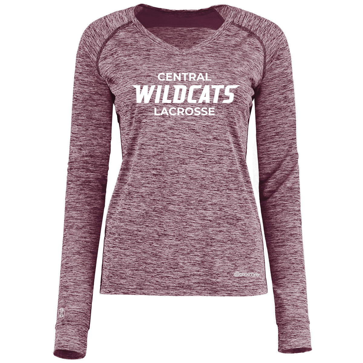 Central Wildcats Ladies CoolCore Long Sleeve