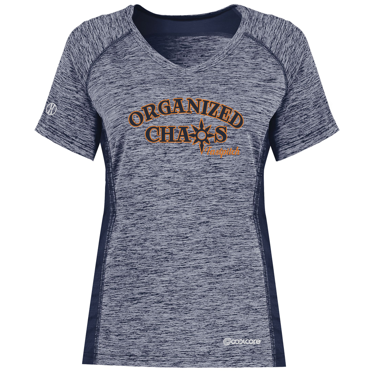 Organized Chaos Softball Ladies Electrify CoolCore Tee