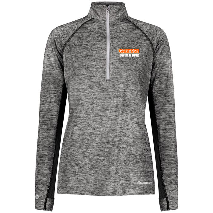 Caltech Swim & Dive CoolCore Ladies 1/2 Zip Pullover