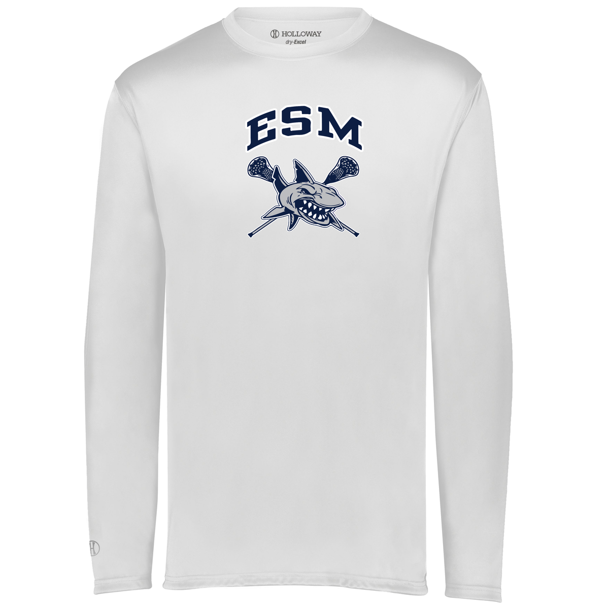 ESM Sharks Lacrosse Momentum Long Sleeve Tee