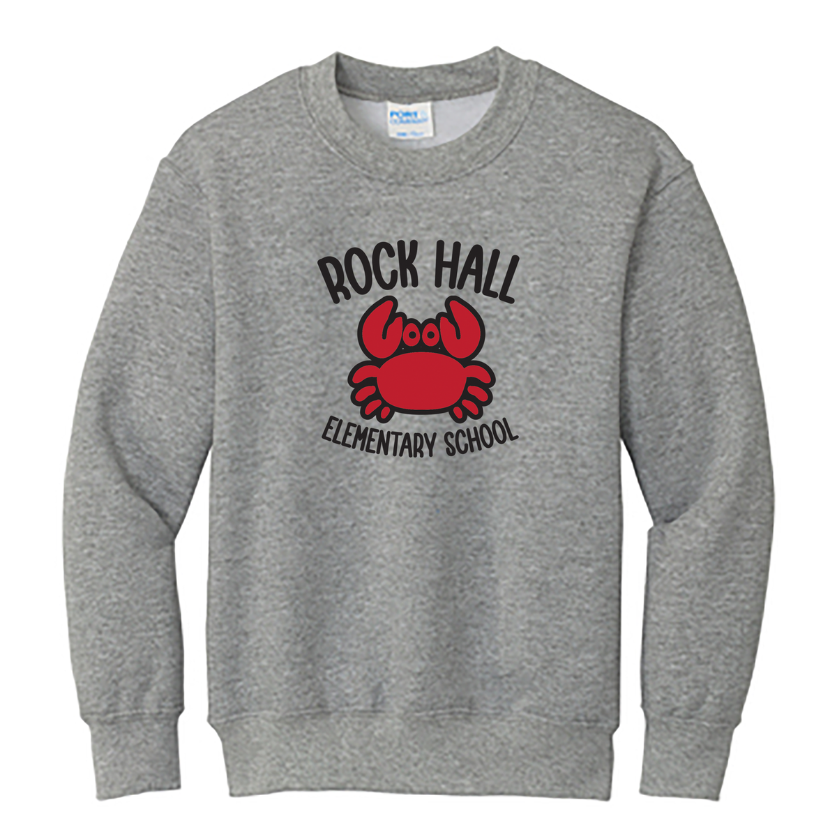 Rock Hall Elementary School Youth Crew Neck Sweater