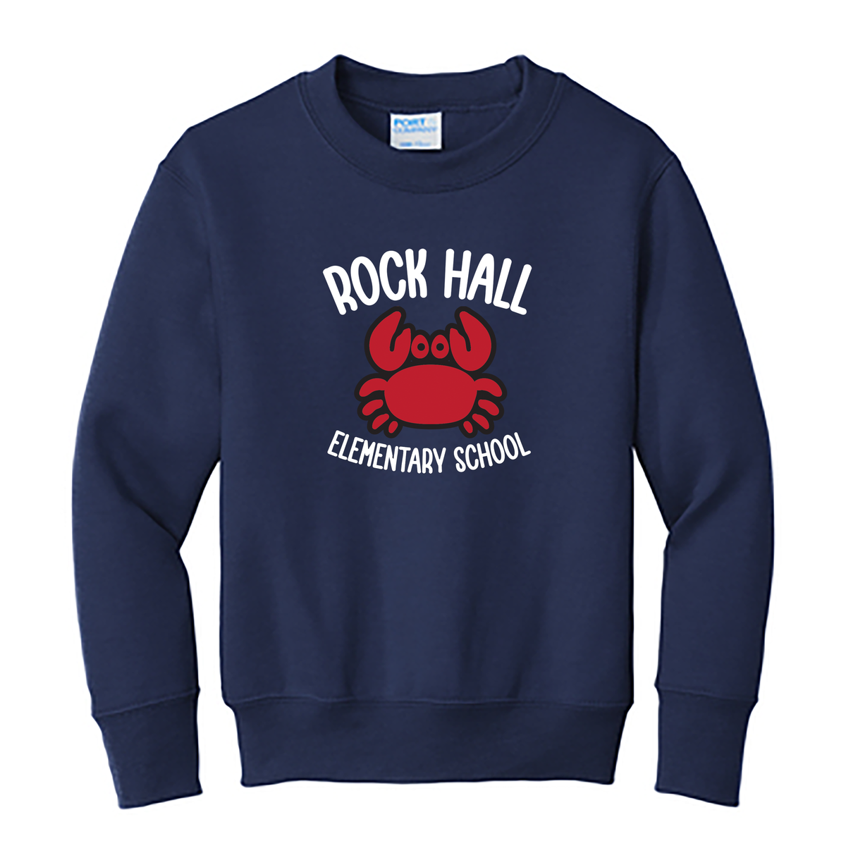 Rock Hall Elementary School Youth Crew Neck Sweater