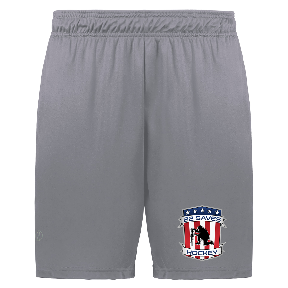 22 Saves Hockey Momentum Shorts