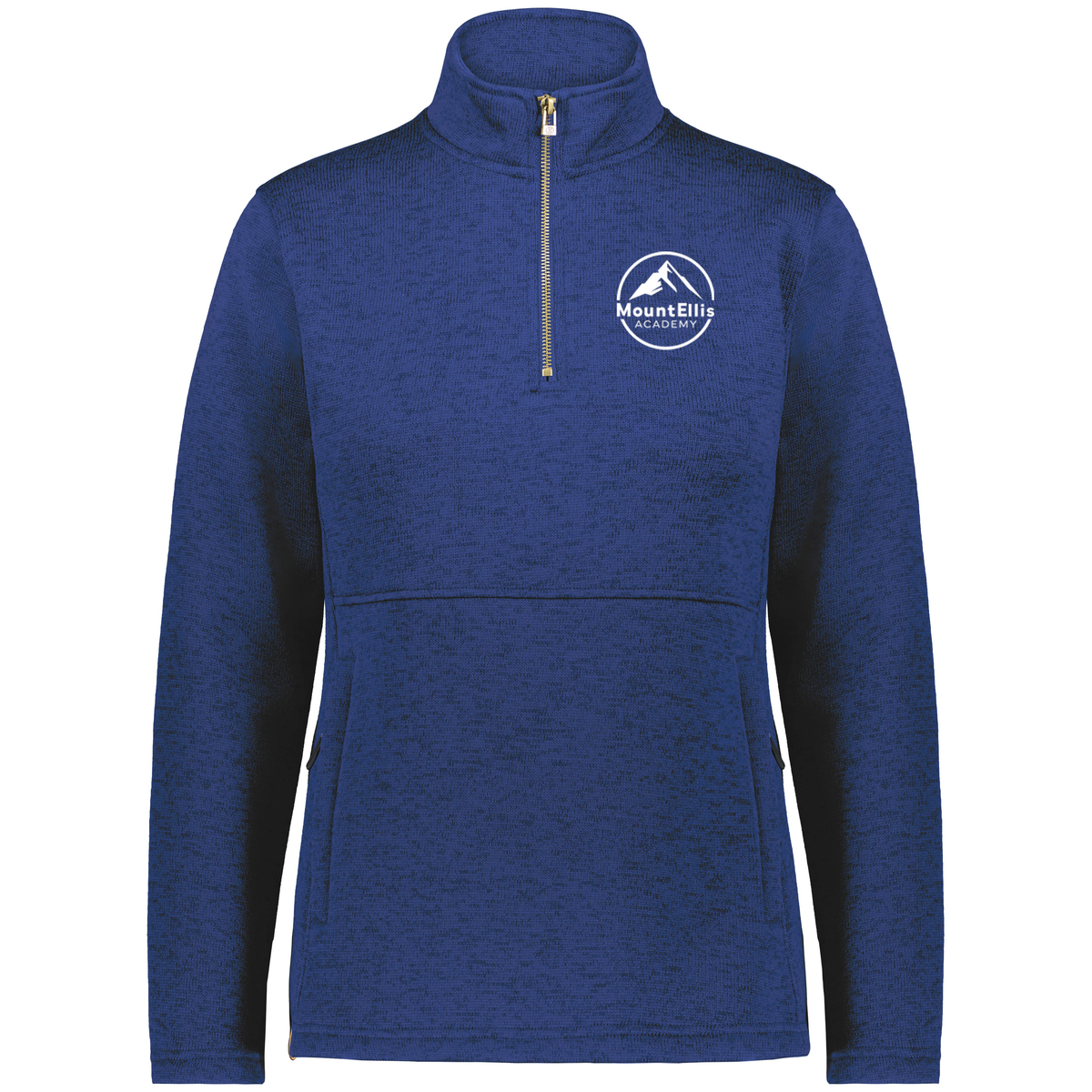 Mount Ellis Academy Ladies Alpine Sweater Fleece 1/4 Zip Pullover