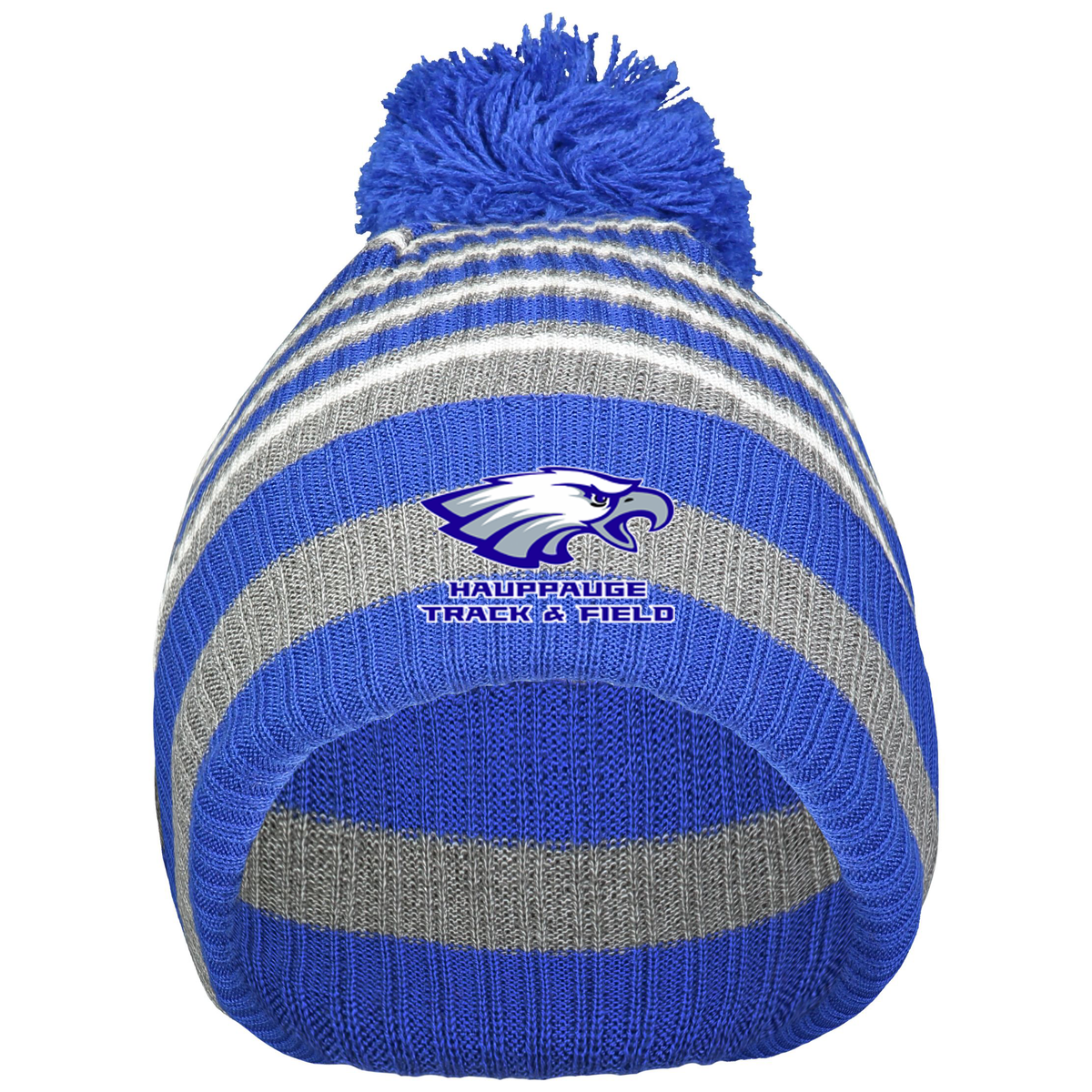 Hauppauge Indoor Track and Field Spirit Pom Beanie