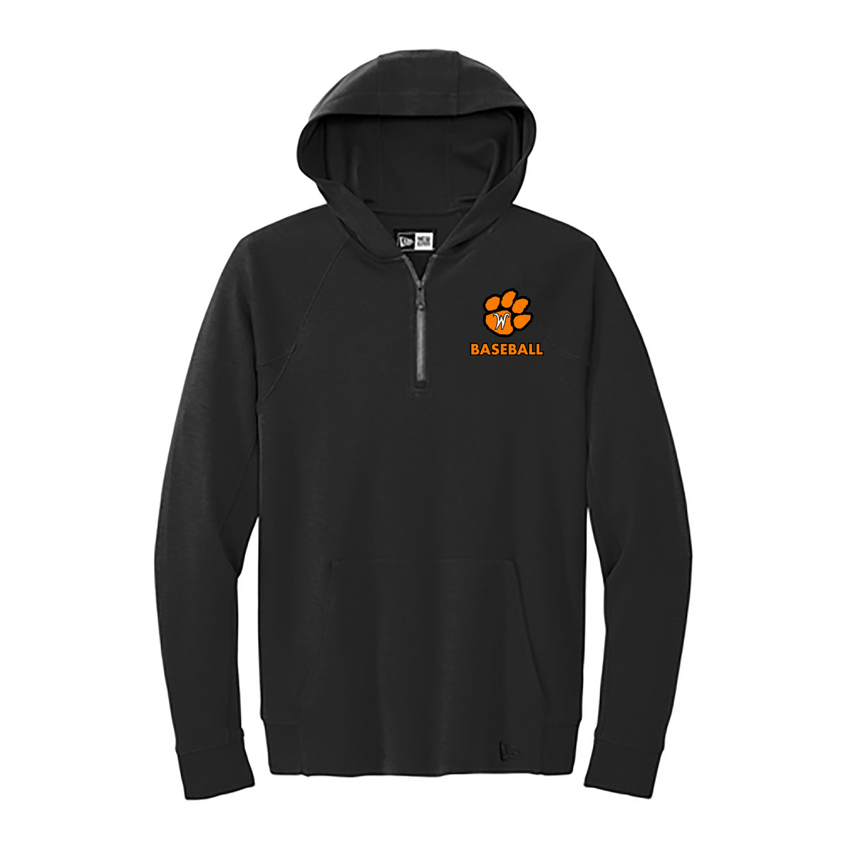 Wasco Union HS Baseball New Era STS 1/4 Zip Hoodie