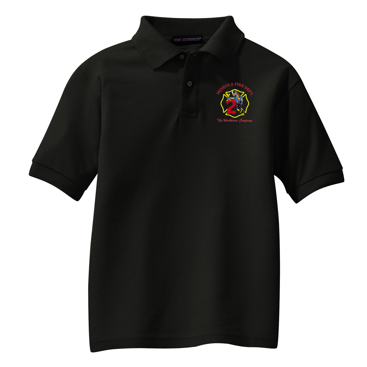 Mineola Fire Dept. Silk Touch Polo (Available in Youth Sizes)