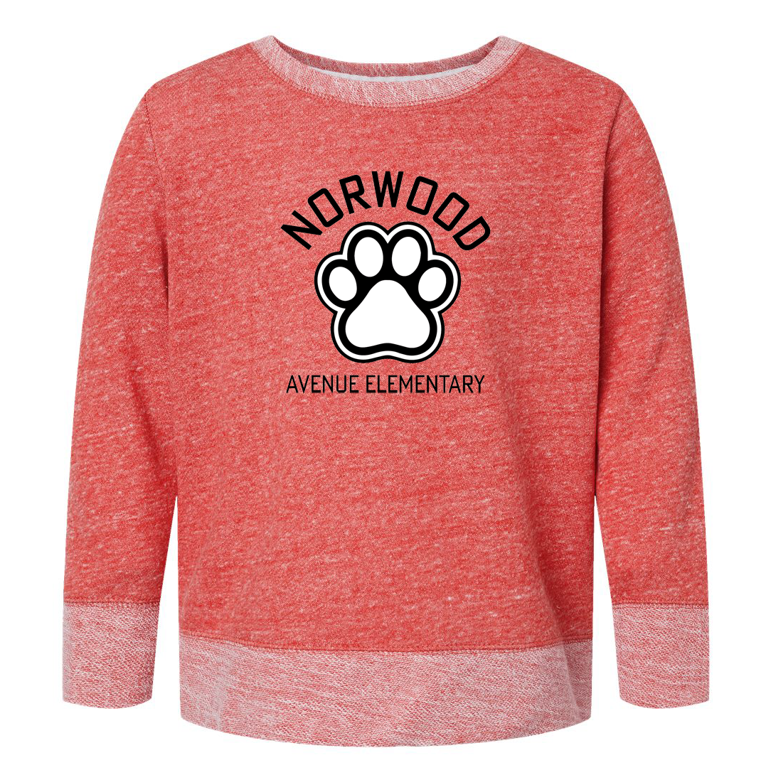 Norwood Ave. Elementary School Harborside Mélange French Terry Pullover