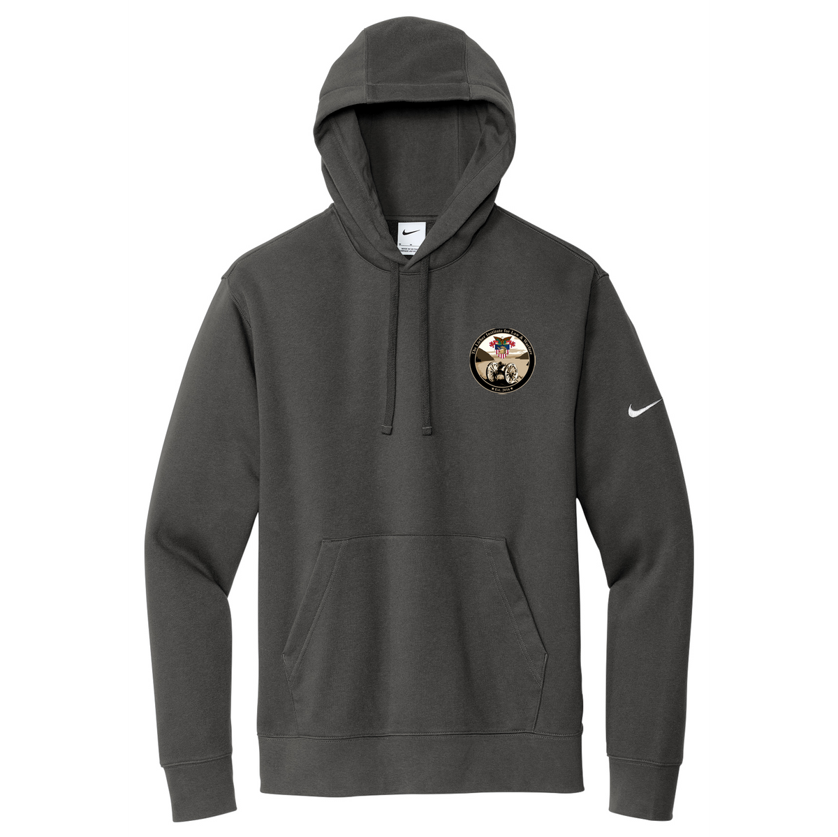 USMA Lieber Institute Nike Fleece Swoosh Hoodie - Patch Logo