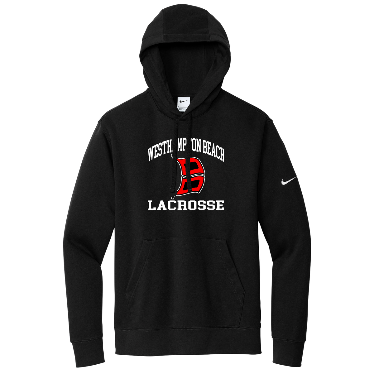 Westhampton Beach Boys Lacrosse Nike Fleece Swoosh Hoodie