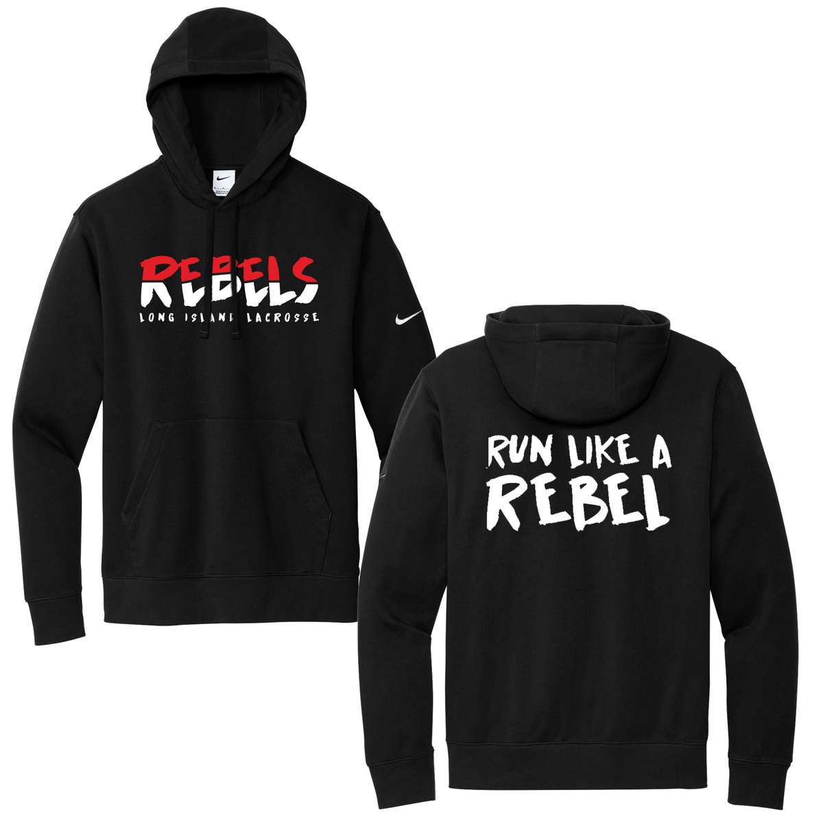 Rebels Lacrosse Nike Fleece Swoosh Hoodie