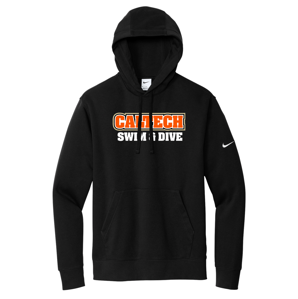 Caltech Swim & Dive Nike Fleece Swoosh Hoodie