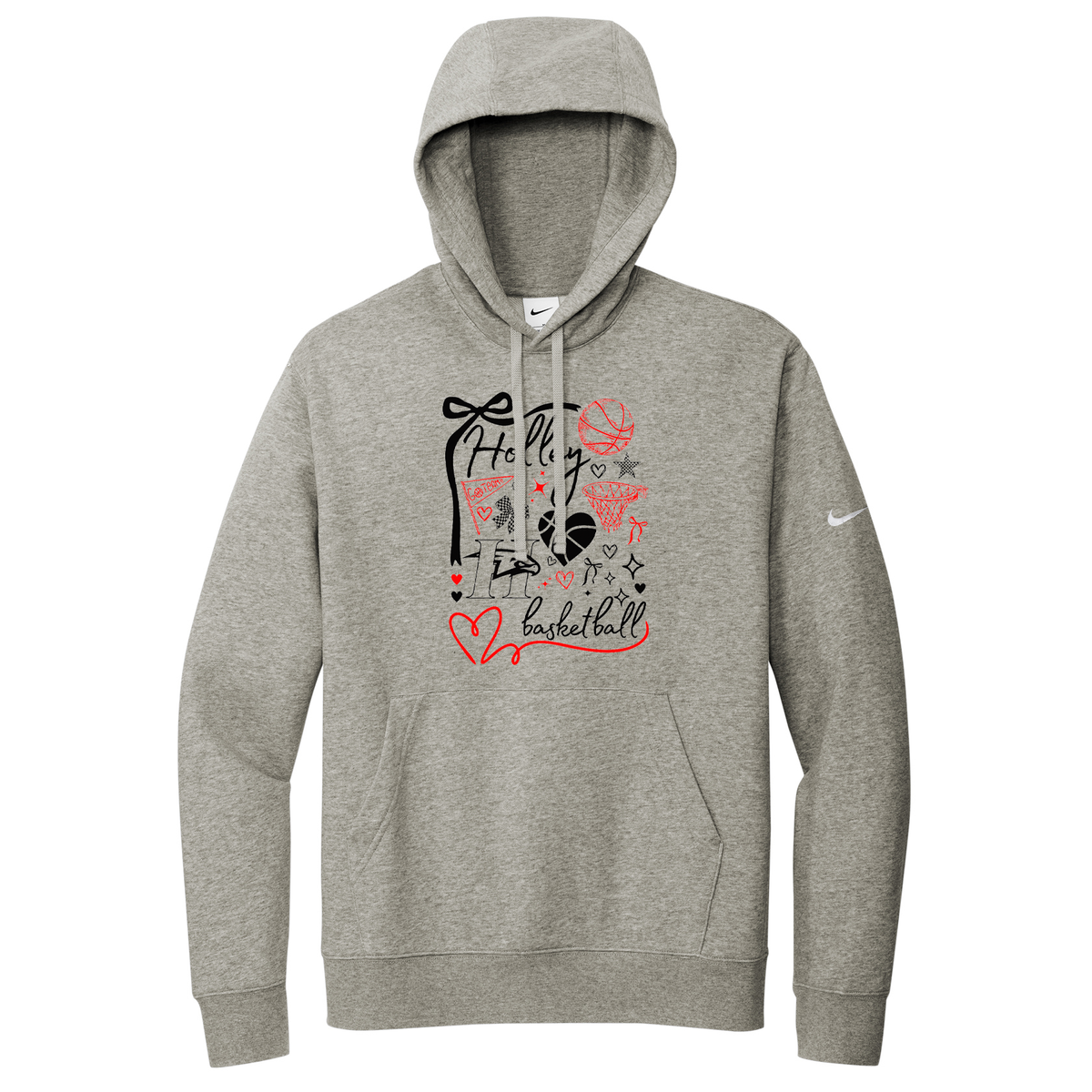 Holley Central School Girls Basketball Nike Fleece Swoosh Hoodie