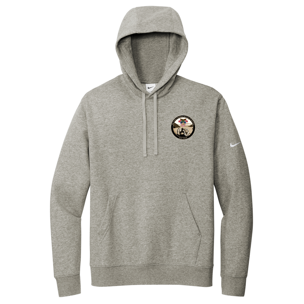 USMA Lieber Institute Nike Fleece Swoosh Hoodie - Patch Logo