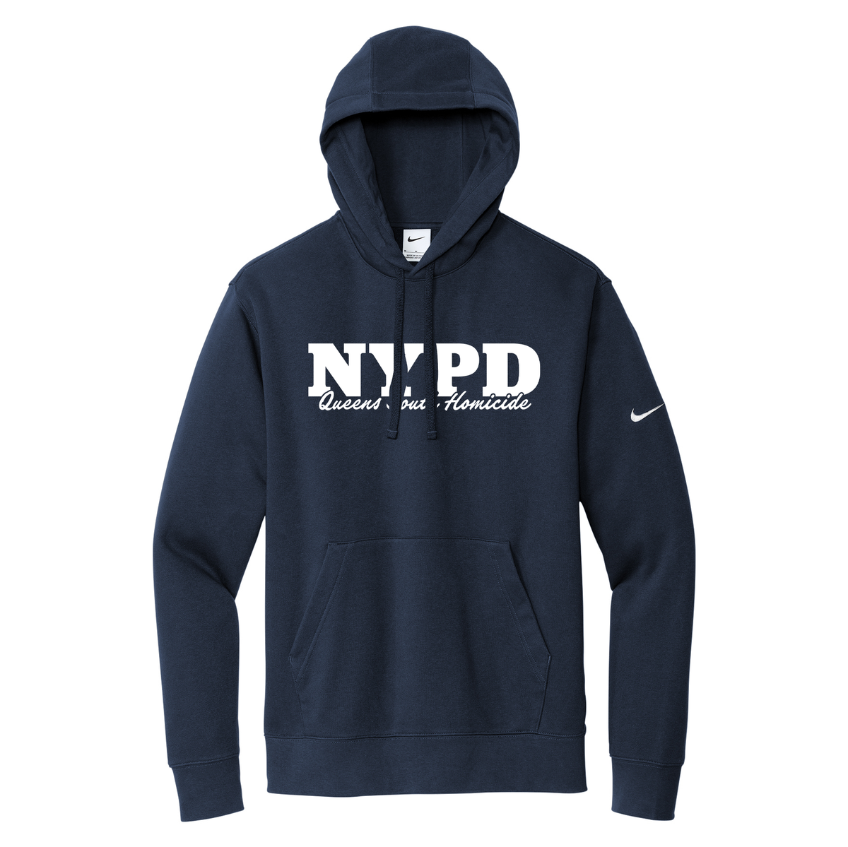 Queens South Homicide Nike Fleece Swoosh Hoodie