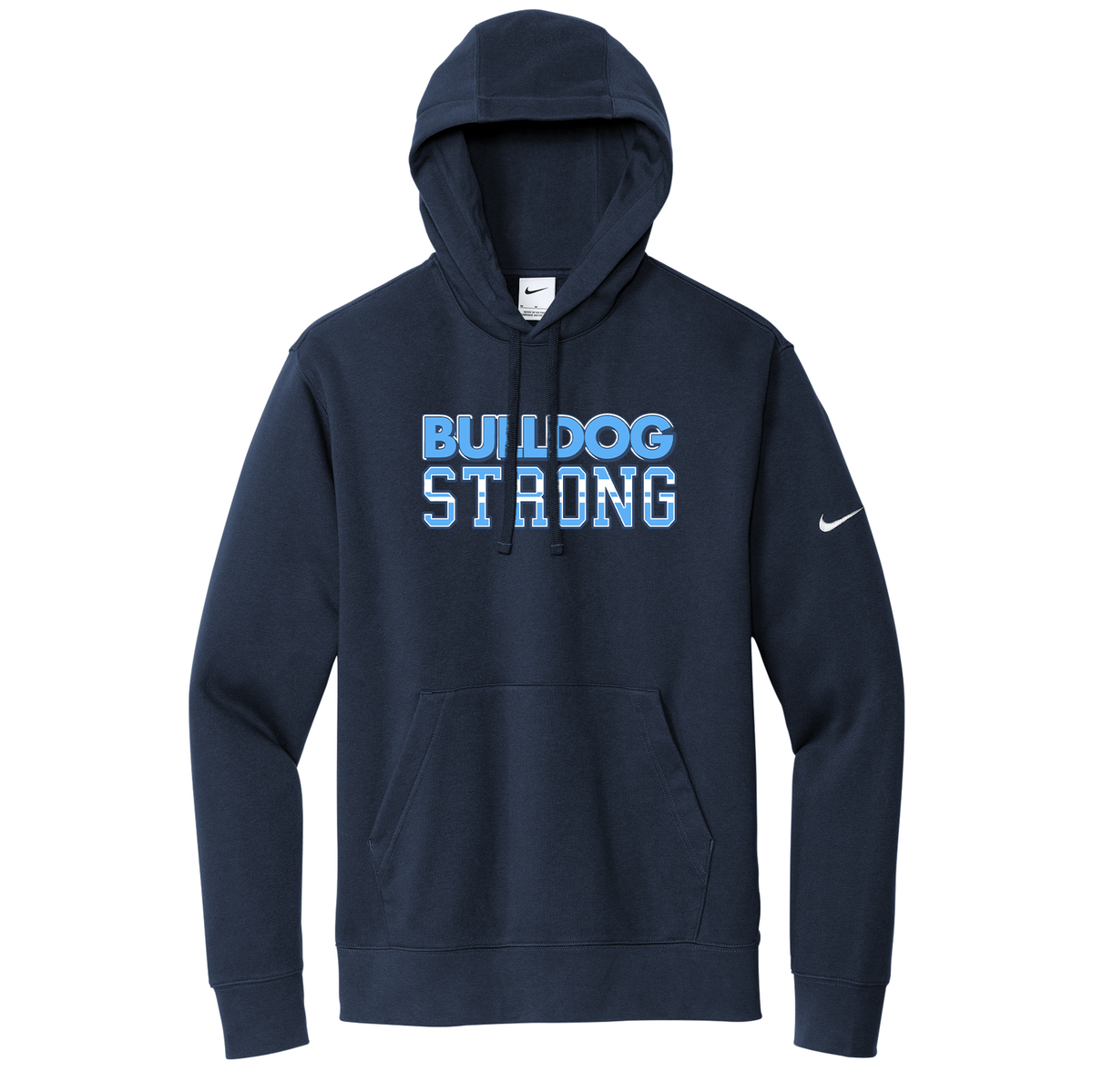 Blue Collar Bulldogs Nike Fleece Swoosh Hoodie