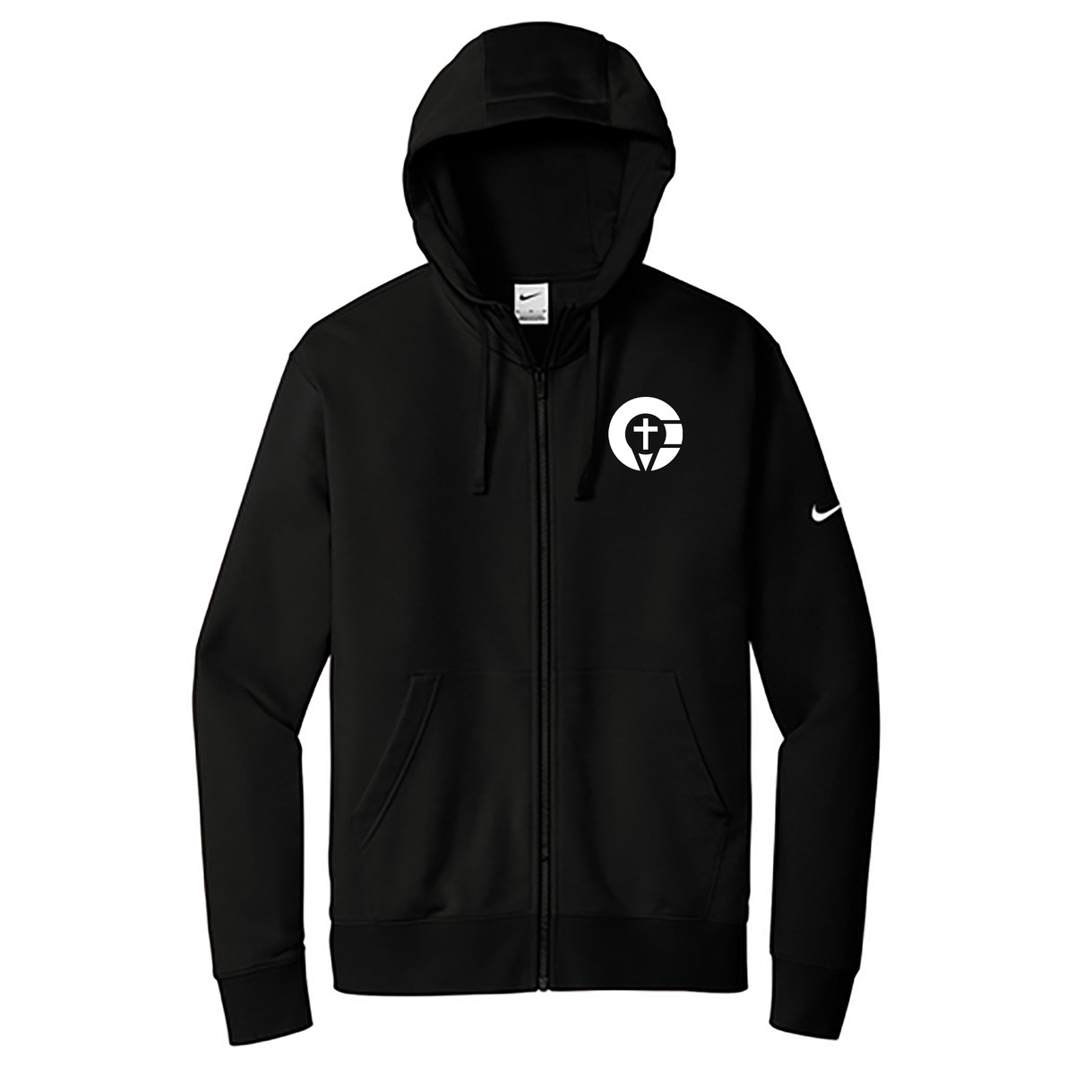 Covenant Church Nike Club Fleece Full-Zip Hoodie