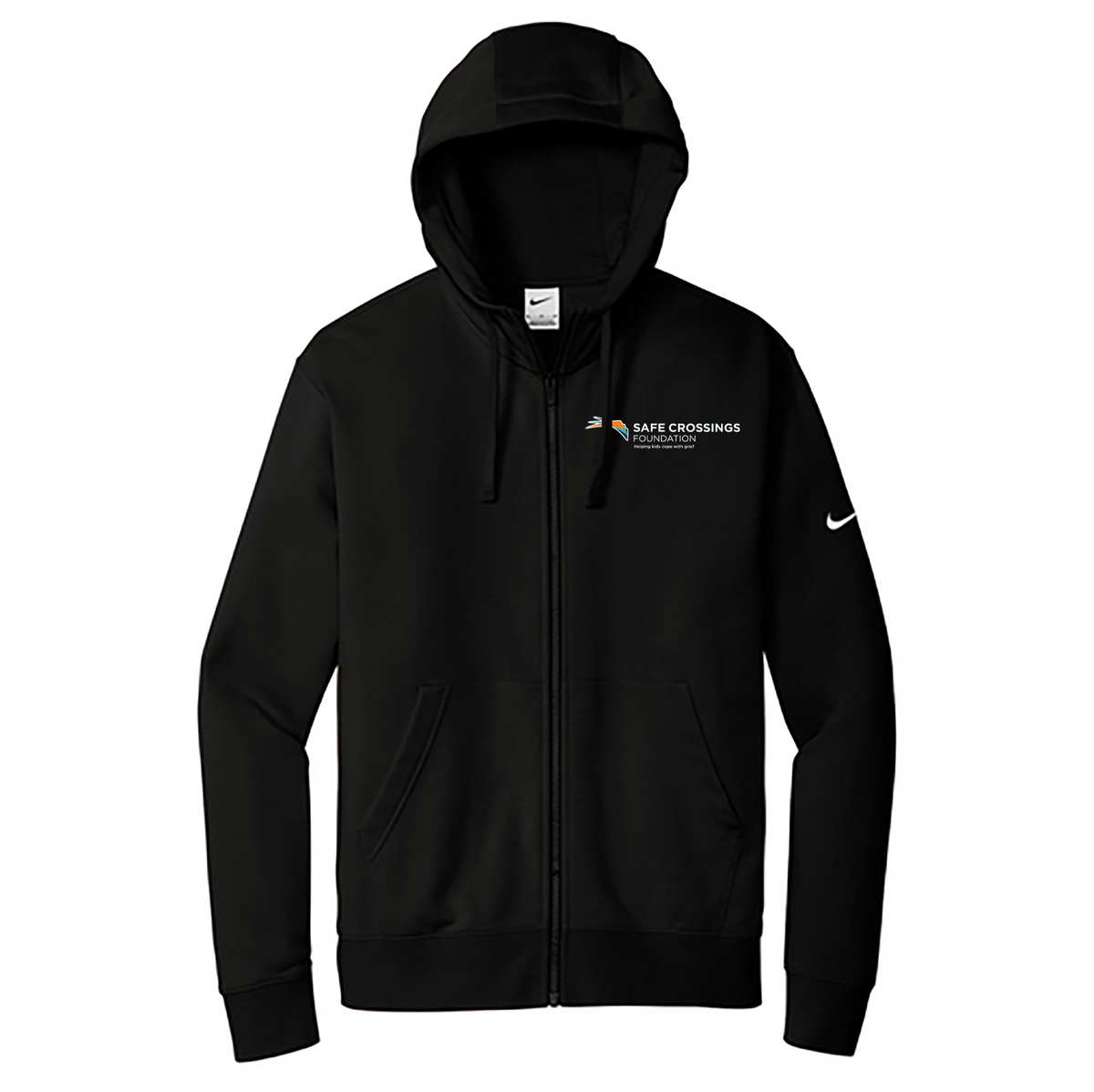 Safe Crossings Foundation Nike Club Fleece Full-Zip Hoodie