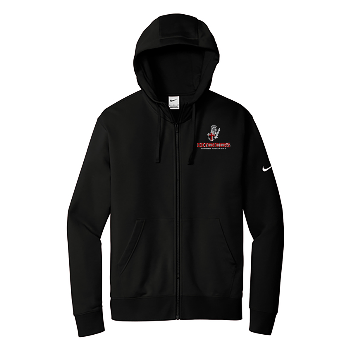 Defenders Cross Country Nike Club Fleece Full-Zip Hoodie