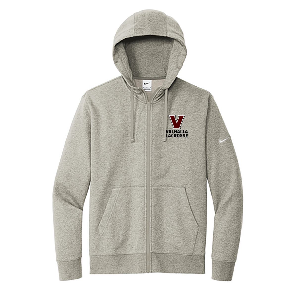 Valhalla Vikings Lacrosse Nike Club Fleece Full-Zip Hoodie