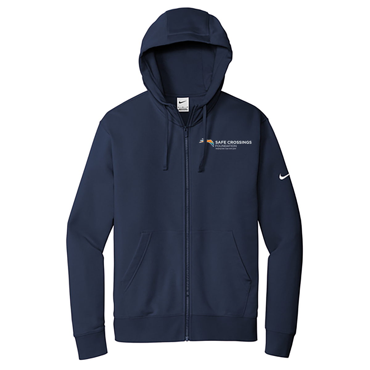 Safe Crossings Foundation Nike Club Fleece Full-Zip Hoodie