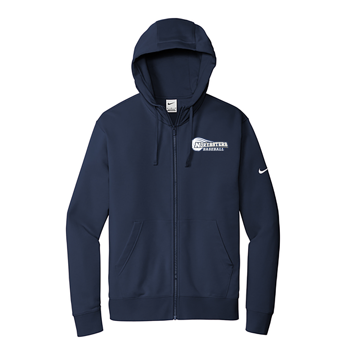 Newington HS Baseball Nike Club Fleece Full-Zip Hoodie