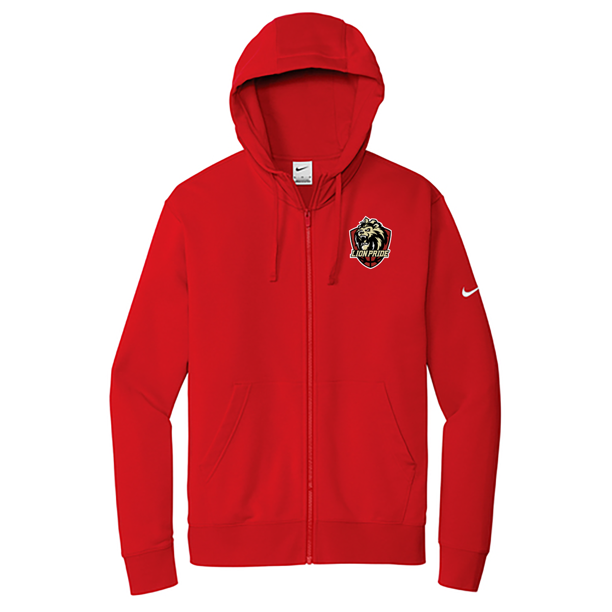 Delaware Pride Lions Basketball Nike Club Fleece Full-Zip Hoodie