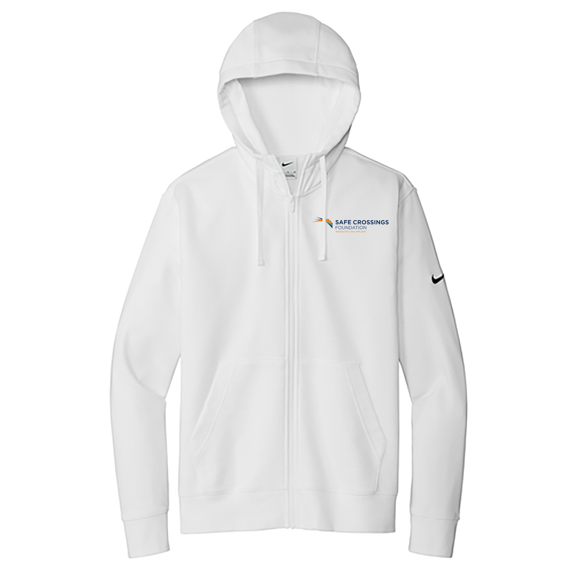 Safe Crossings Foundation Nike Club Fleece Full-Zip Hoodie