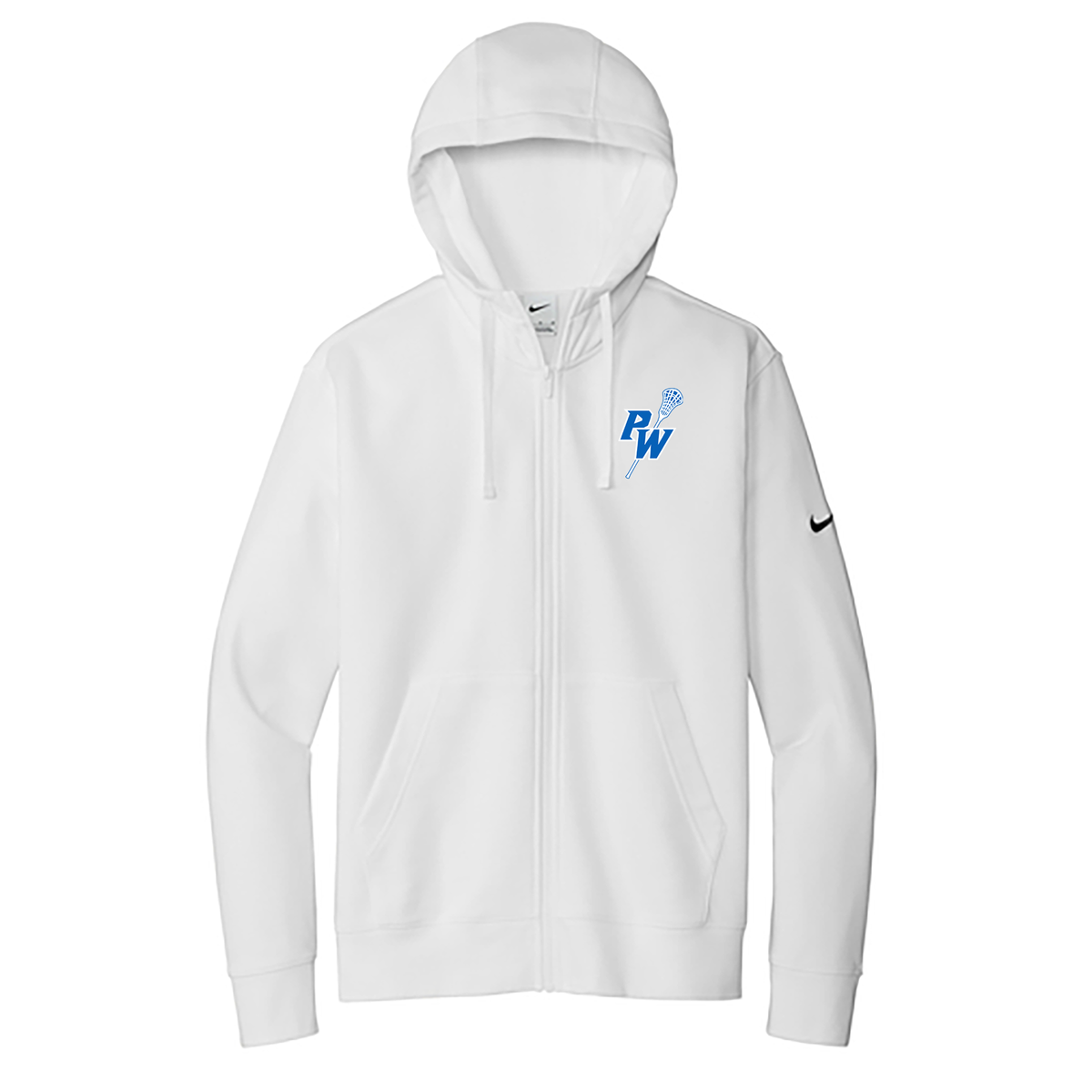 Port Washington Girls Lacrosse Nike Club Fleece Full-Zip Hoodie