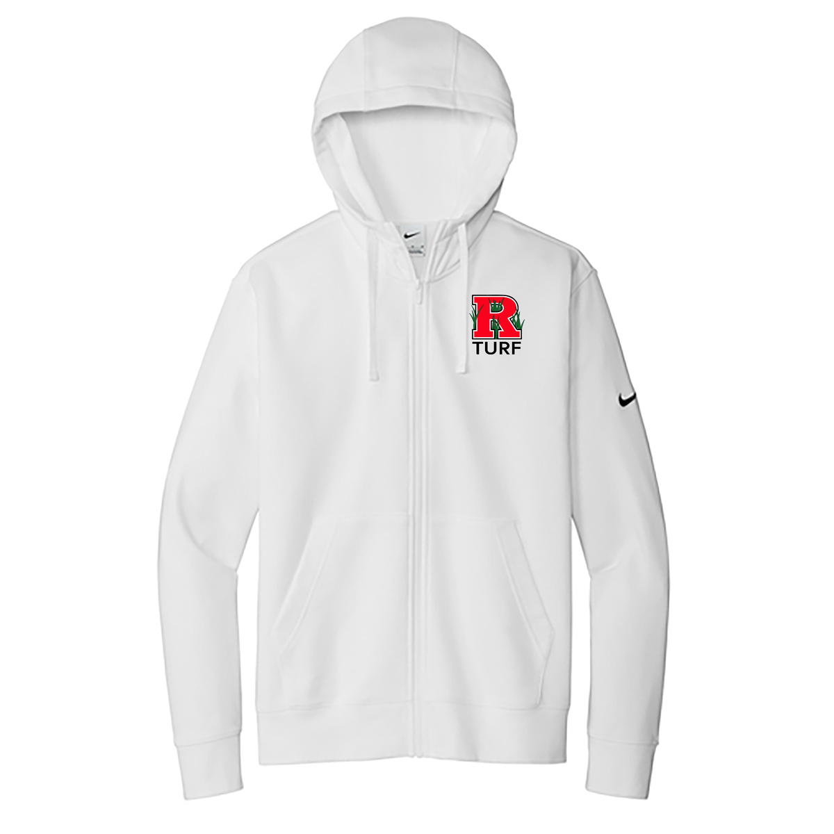 Rutgers Turf Nike Club Fleece Full-Zip Hoodie