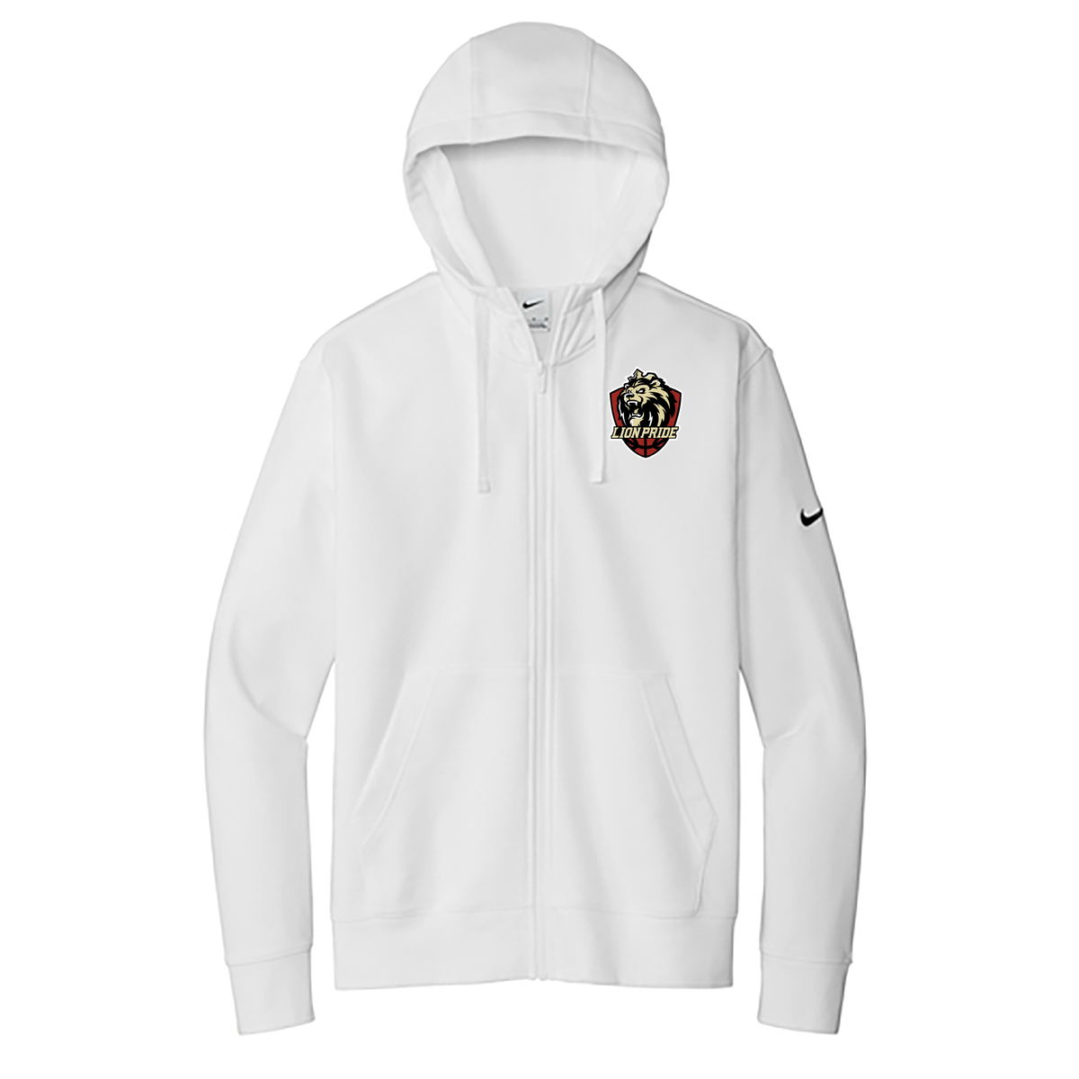 Delaware Pride Lions Basketball Nike Club Fleece Full-Zip Hoodie