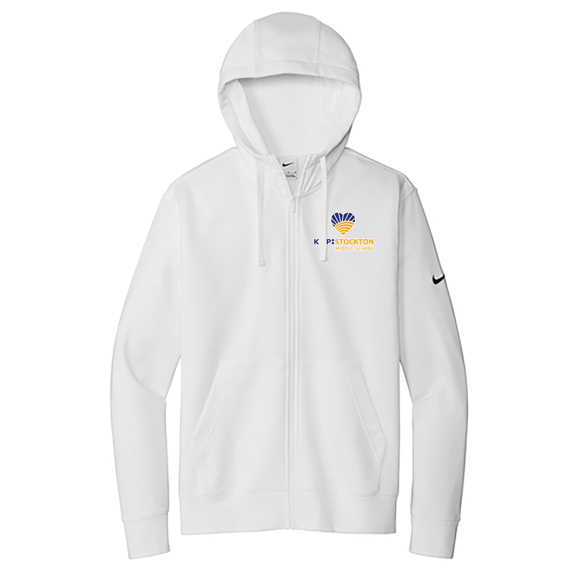 KIPP Stockton Middle School Nike Club Fleece Full-Zip Hoodie