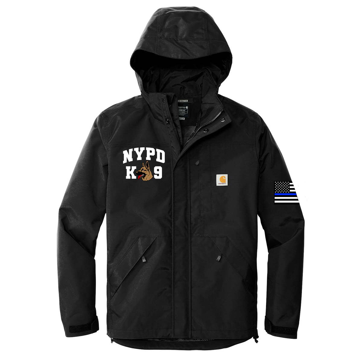 NYPD Transit K9 Carhartt Storm Defender Shoreline Jacket
