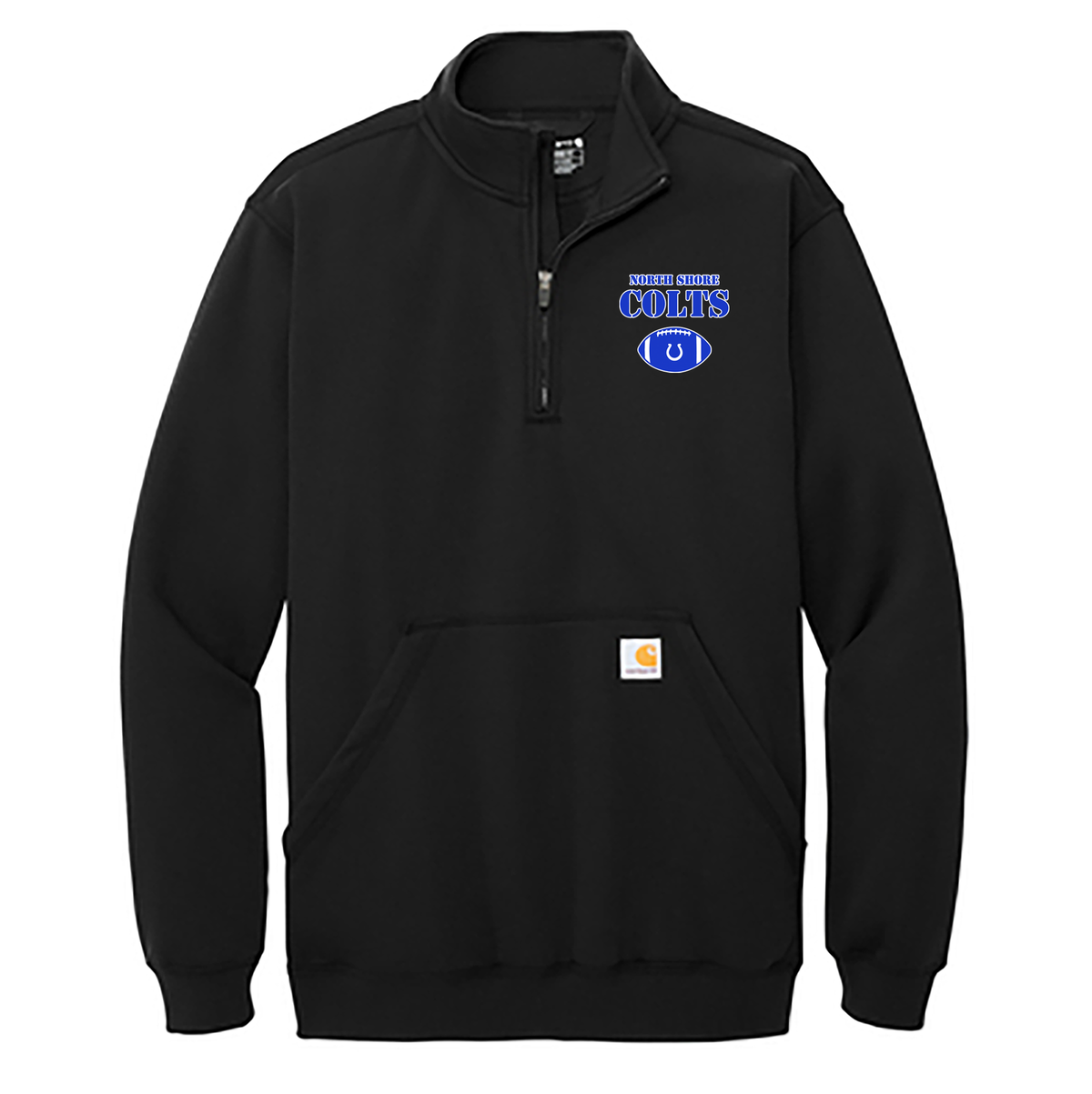 North Shore Colts Football & Cheer Carhartt 1/4 Zip Mock Neck Sweatshirt