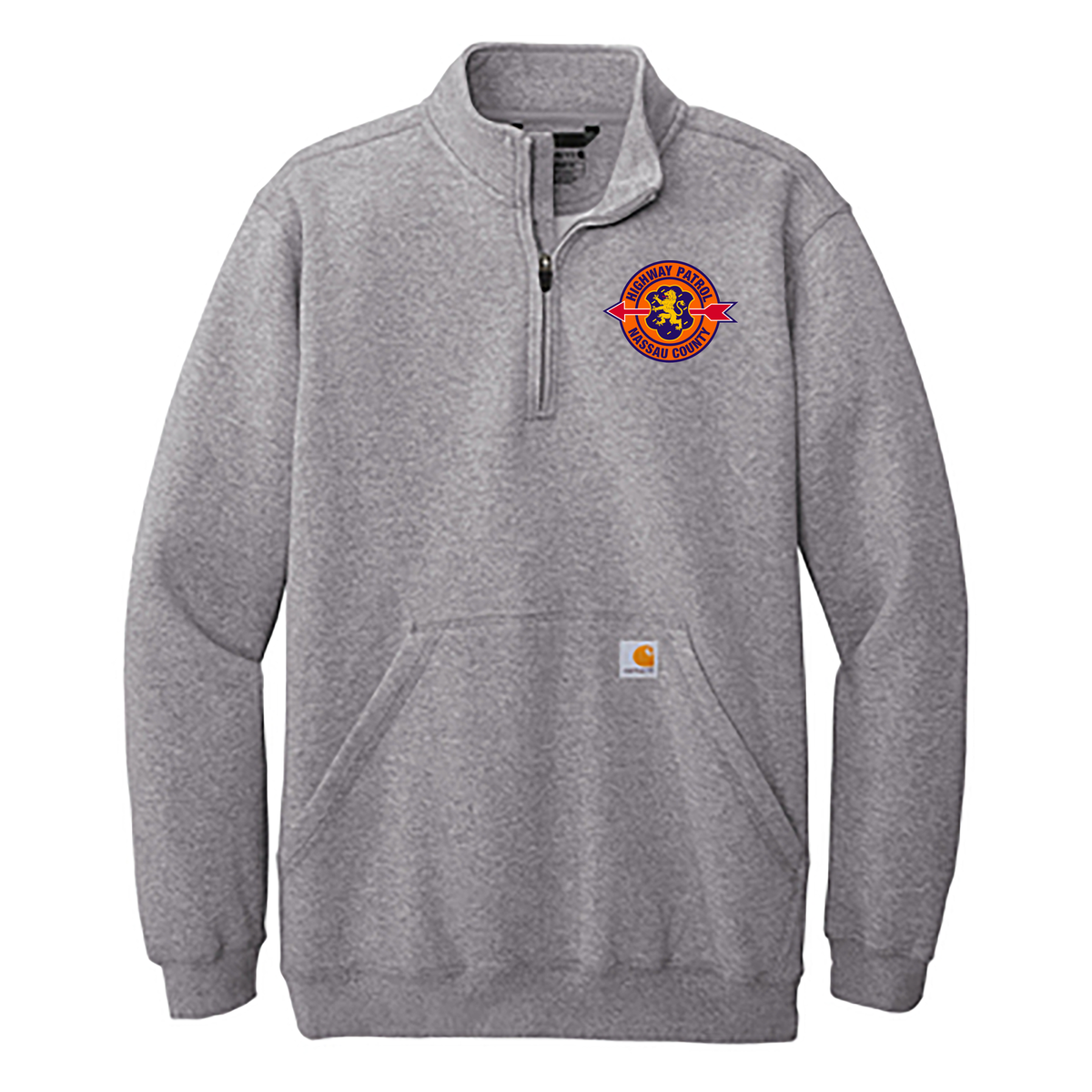 NCPD Highway Patrol Carhartt 1/4 Zip Mock Neck Sweatshirt