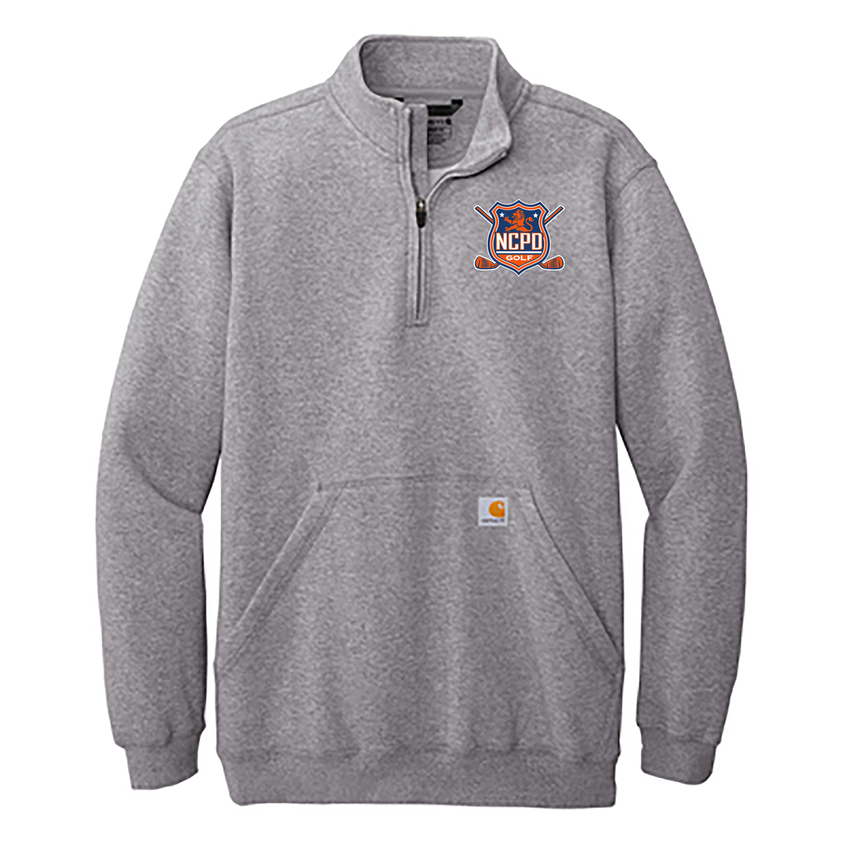 NCPD Golf Carhartt 1/4 Zip Mock Neck Sweatshirt