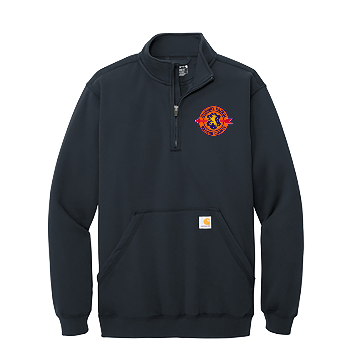 NCPD Highway Patrol Carhartt 1/4 Zip Mock Neck Sweatshirt