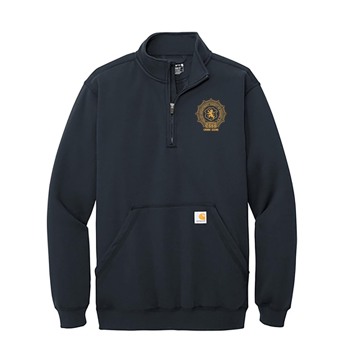 NCPD Crime Scene Carhartt 1/4 Zip Mock Neck Sweatshirt