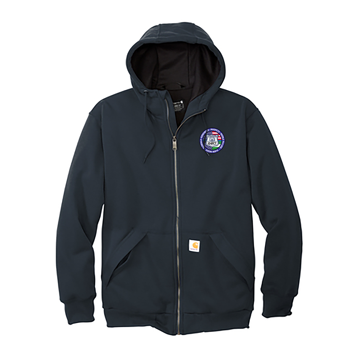 NYPD 104th Pct Thermal-Lined Full Zip Sweatshirt