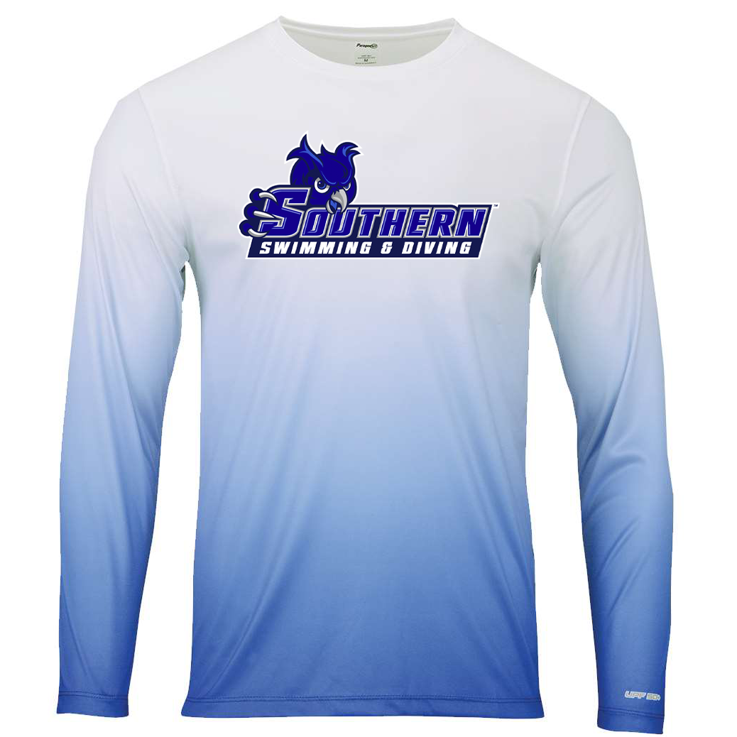 SCSU Swim and Dive Maui Performance Long Sleeve T-Shirt