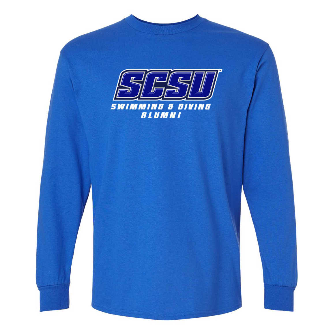 SCSU Swim and Dive Ultra Cotton Long Sleeve Shirt