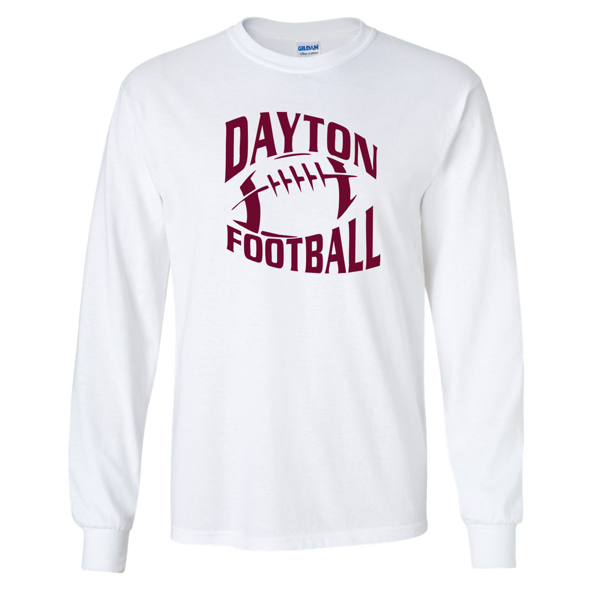 Dayton HS Football Ultra Cotton Long Sleeve Shirt